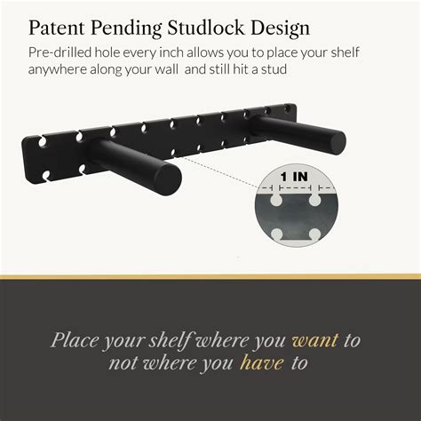 heavy duty floating shelf brackets|Ultra Studlock Brackets for Floating Shelves .